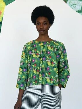 ISO State the Label Billow Top in Wildflowers - DO NOT BUY